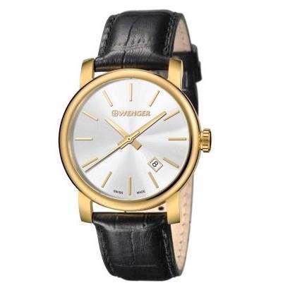 Image of Urban Classic IP forgyldt stål Quartz Herre ur fra Wenger, 01.1041.119
